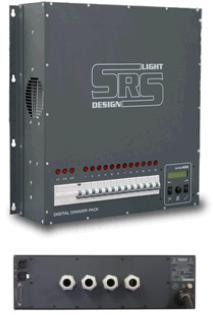 SRS, Digital instal. dæmper 12x10A, Vægmont., HW